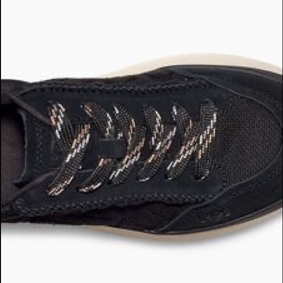 ❤️❤️❤️UGG MARIN LACE black nubuck shoes size 7,5 US❤️❤️❤️ - Picture 10 of 10